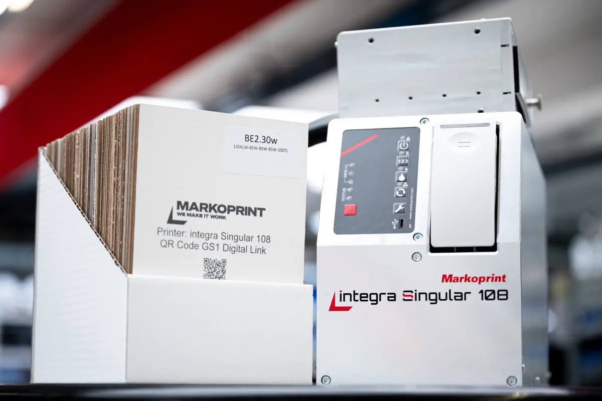 Markoprint integra Singular 108 Direktdruck auf Karton