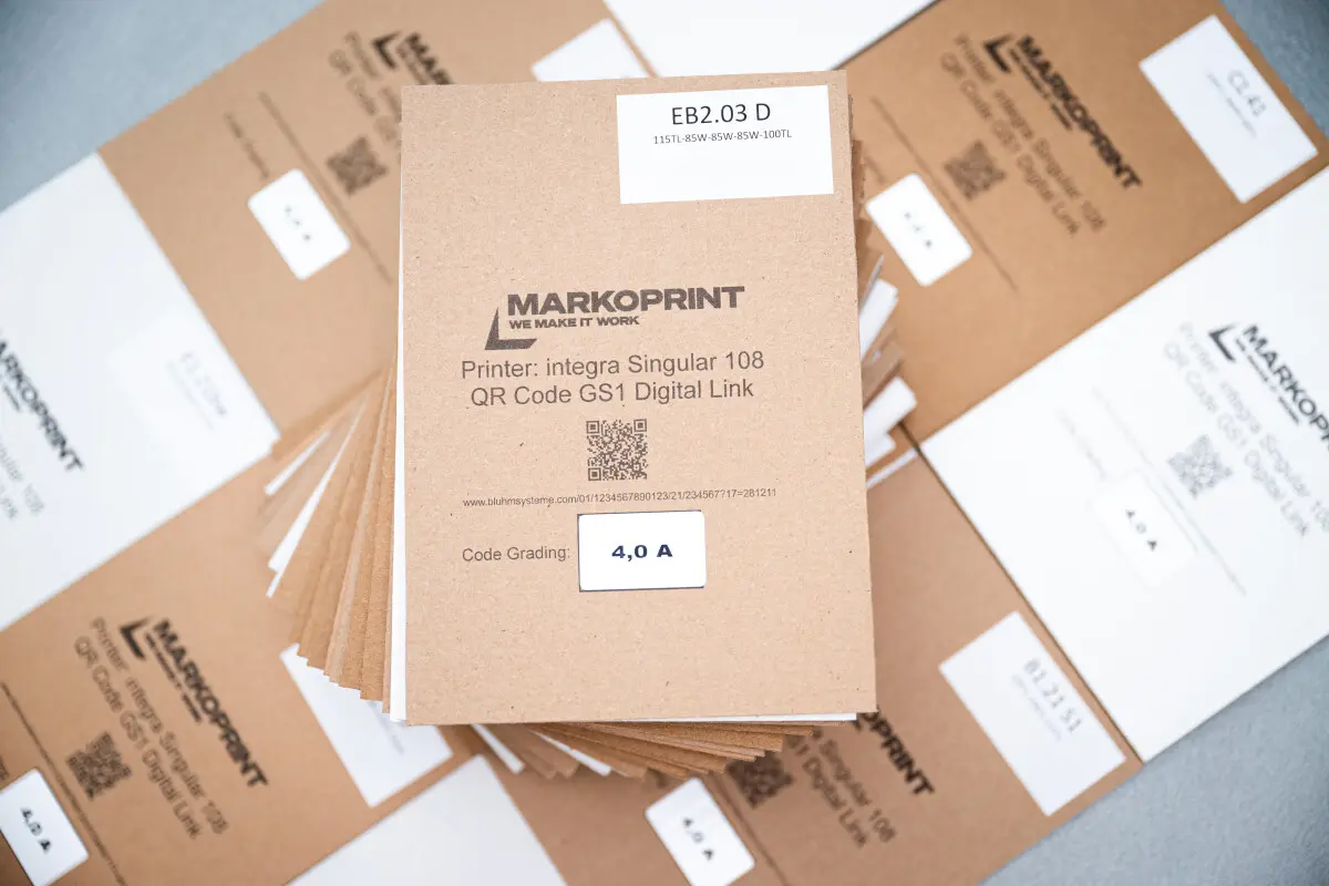 Markoprint integra Singular 108 Direktdruck auf Karton