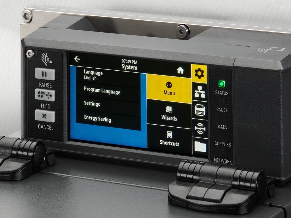 Zebra ZE511 ZW521 print module control panel