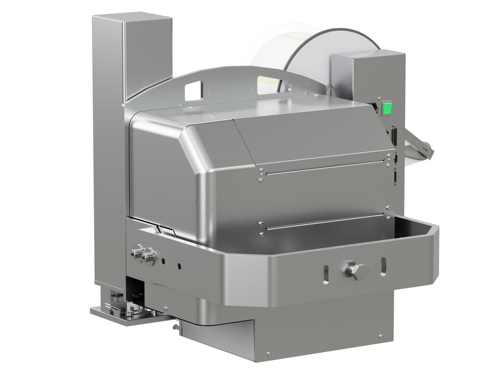 Label print applicator Legi-Air 4050E with label backside