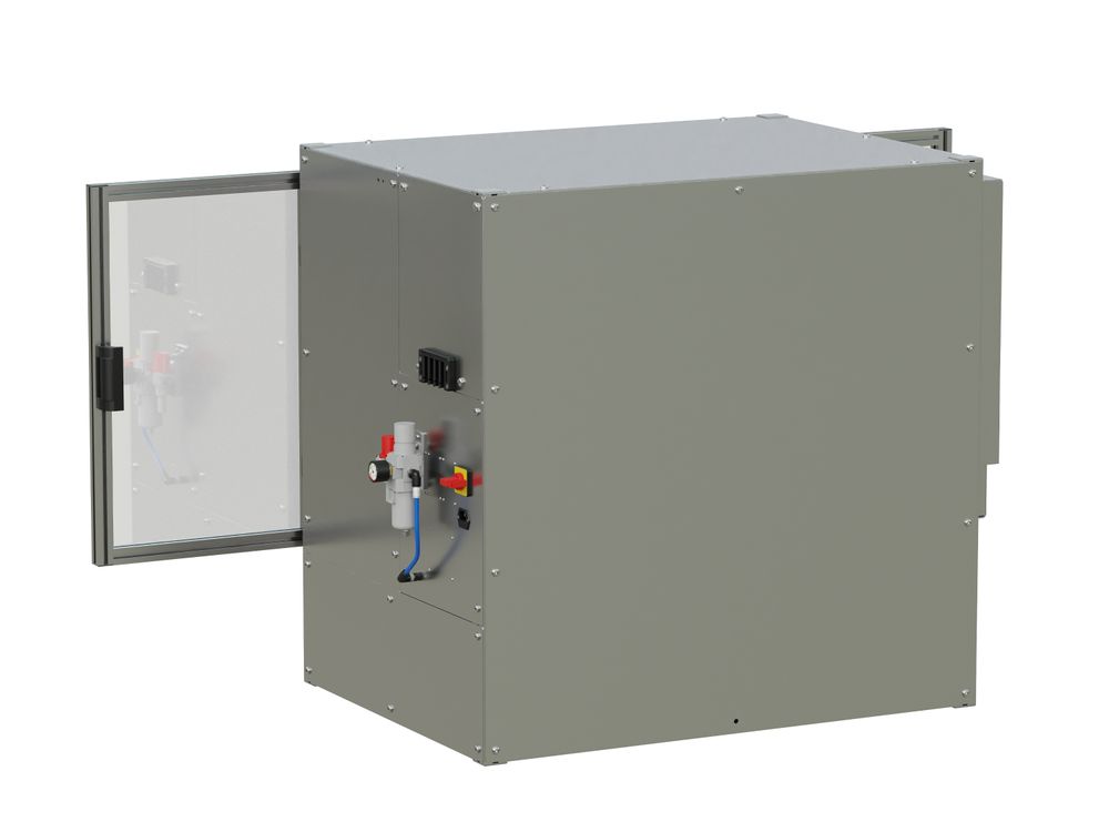 Pallet labeler AP 182 / AP 182 RT open rear side