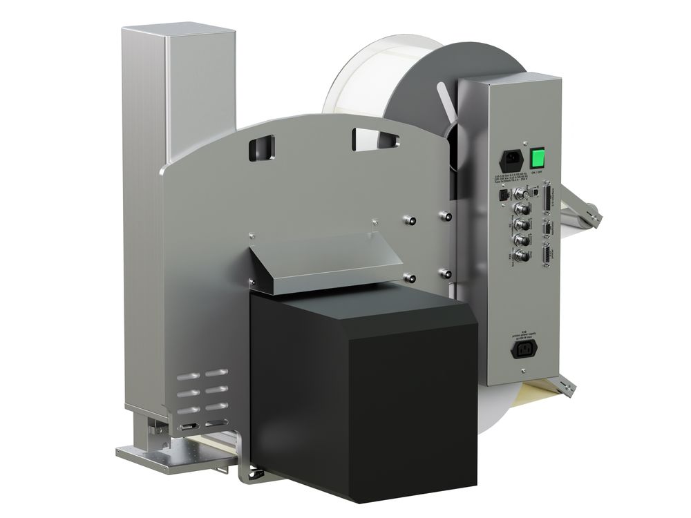 Label print applicator Legi-Air 4050B with label backside