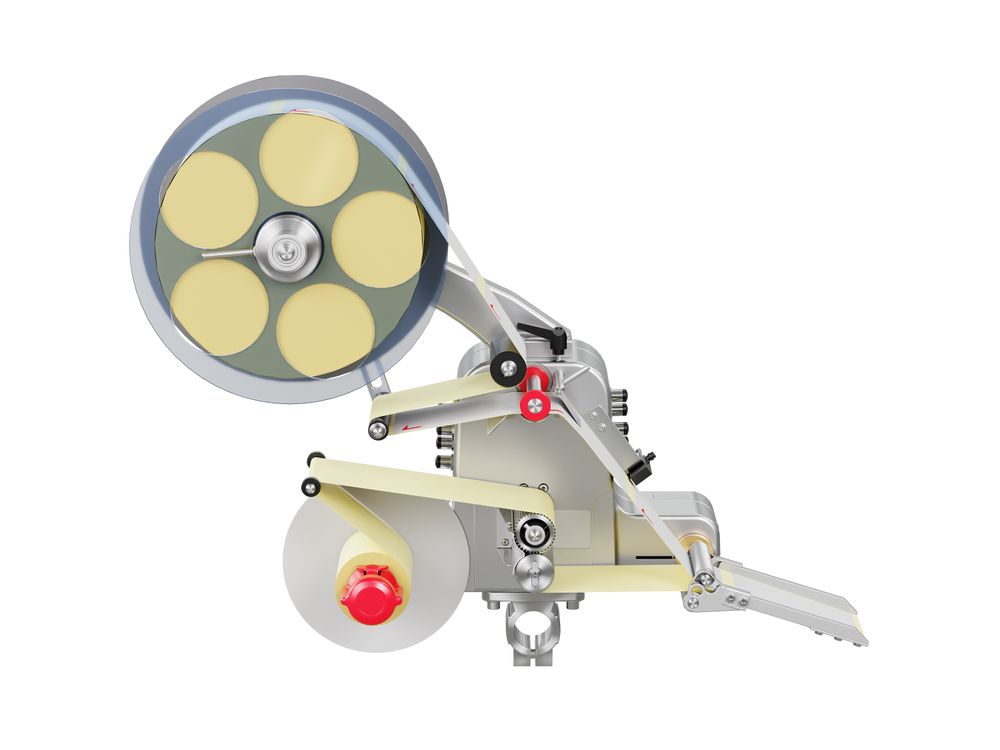Alpha Compact label applicator with front labels