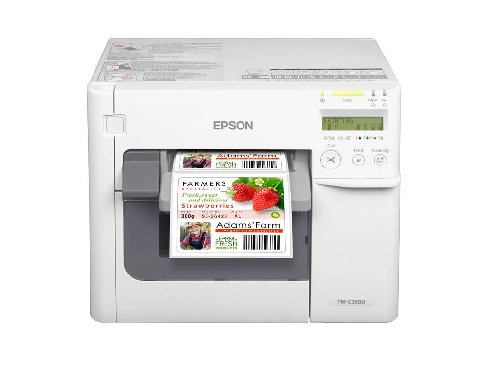 Colour label printer Epson ColorWorks C3500 with front label