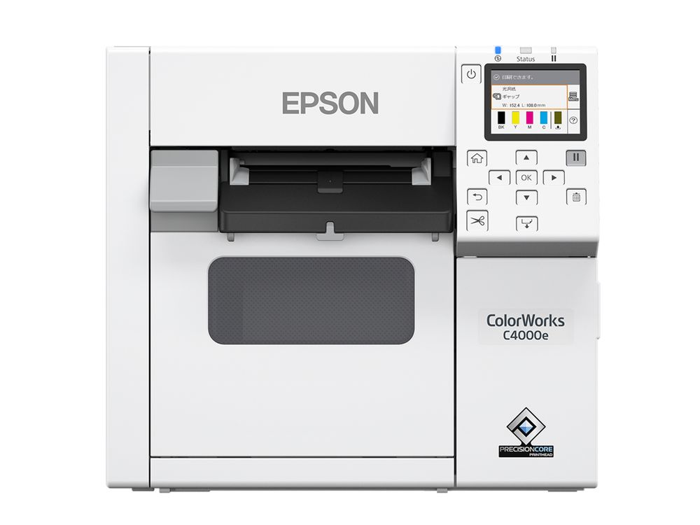 Colour label printer Epson ColorWorks C4000e without front label