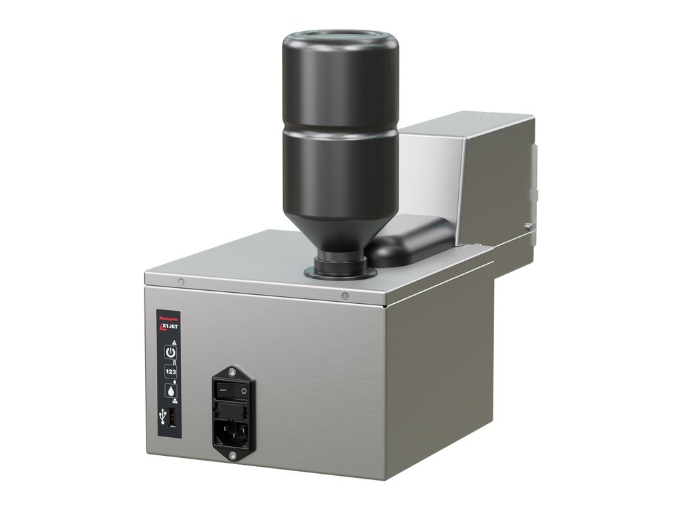 Industrial inkjet printer Markoprint X1JET MX 50 rear right