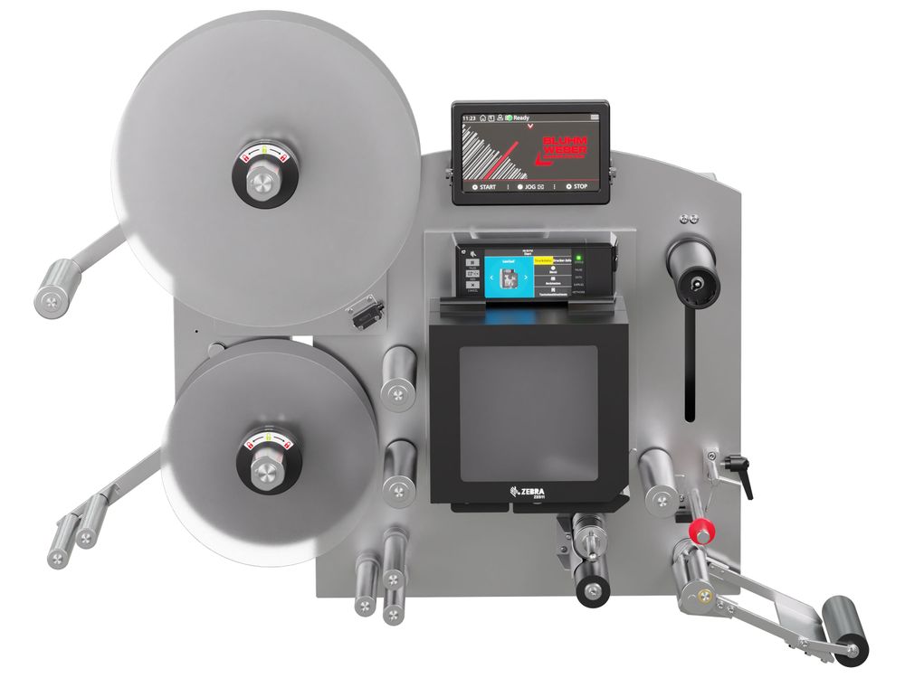 Label print applicator Legi-E 4050AC without labels frontal