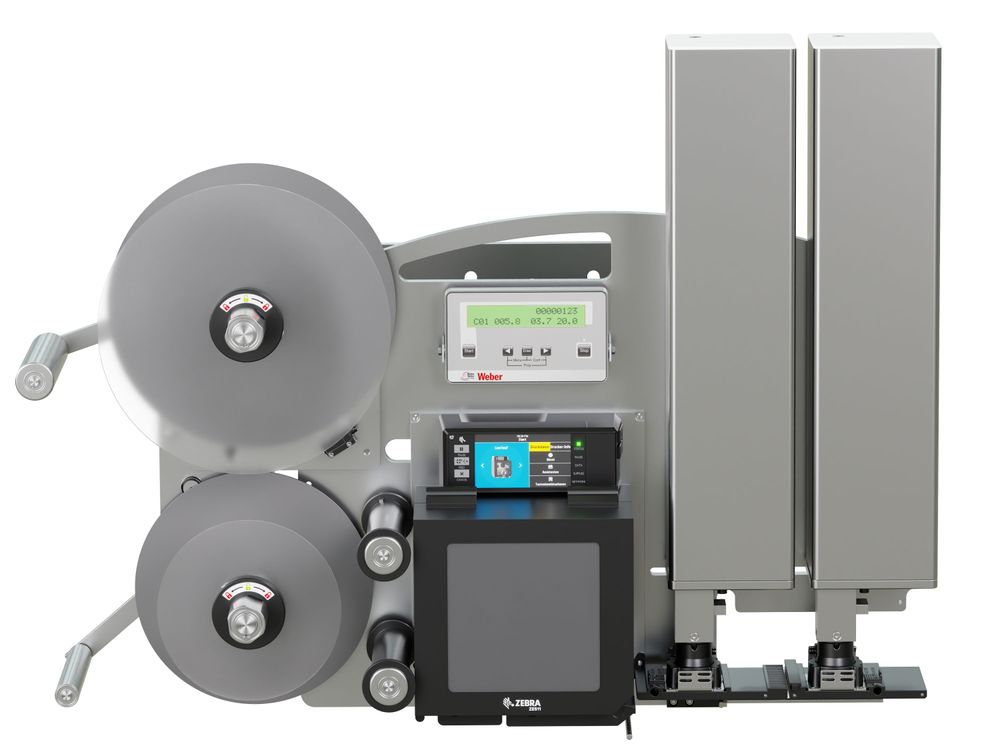 Label print applicator Legi-Air 4050CWB without labels frontal