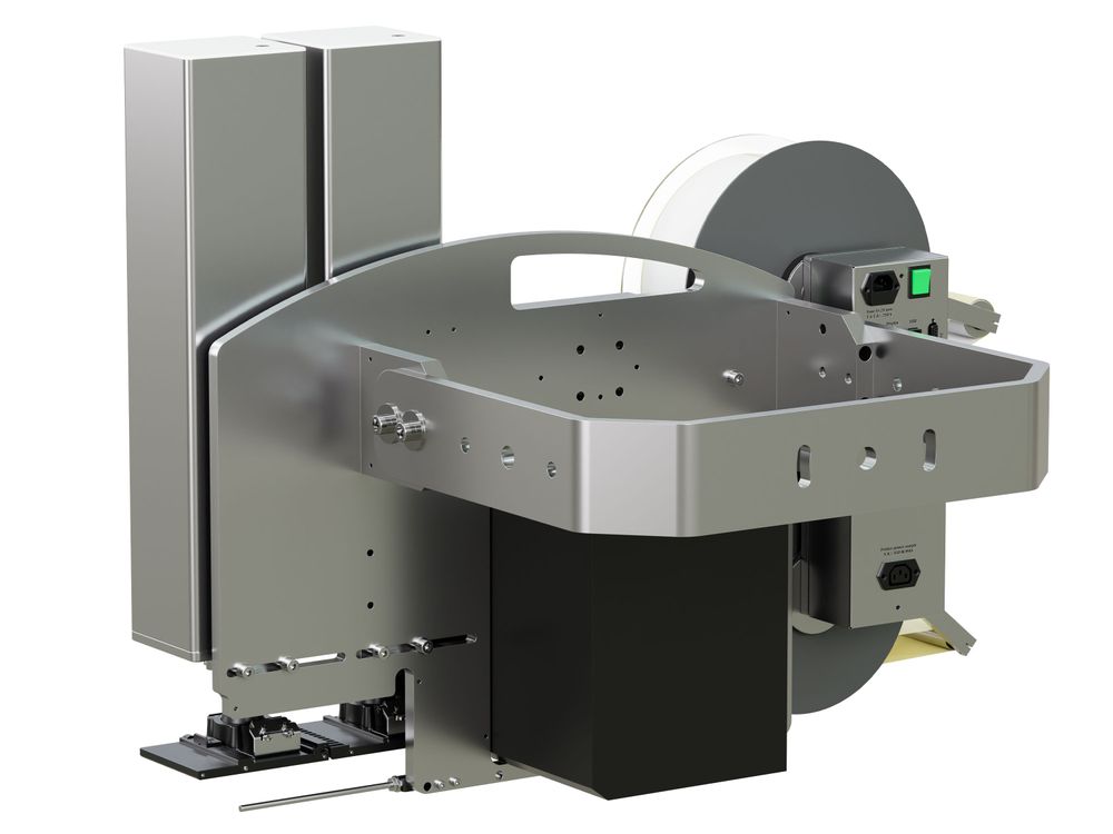 Label print applicator Legi-Air 4050CWB with label backside