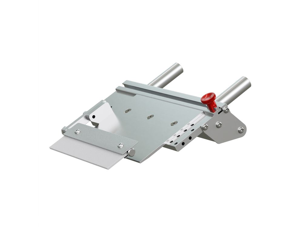 Wipe-on dispensing tongue, rigid