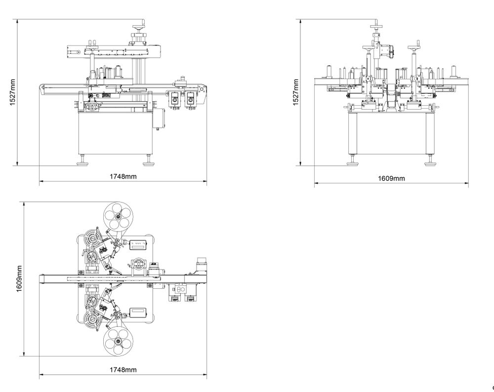 Technical drawing Geset 214