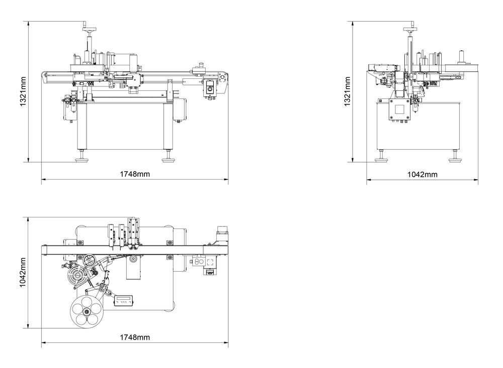 Technical drawing Geset 222