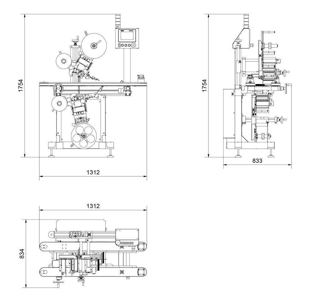 Technical drawing Geset 247