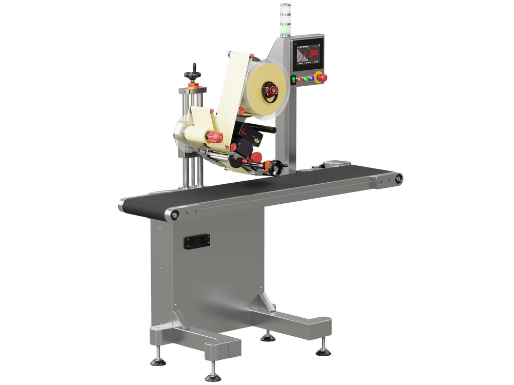 Geset 211 labeling system with labels left