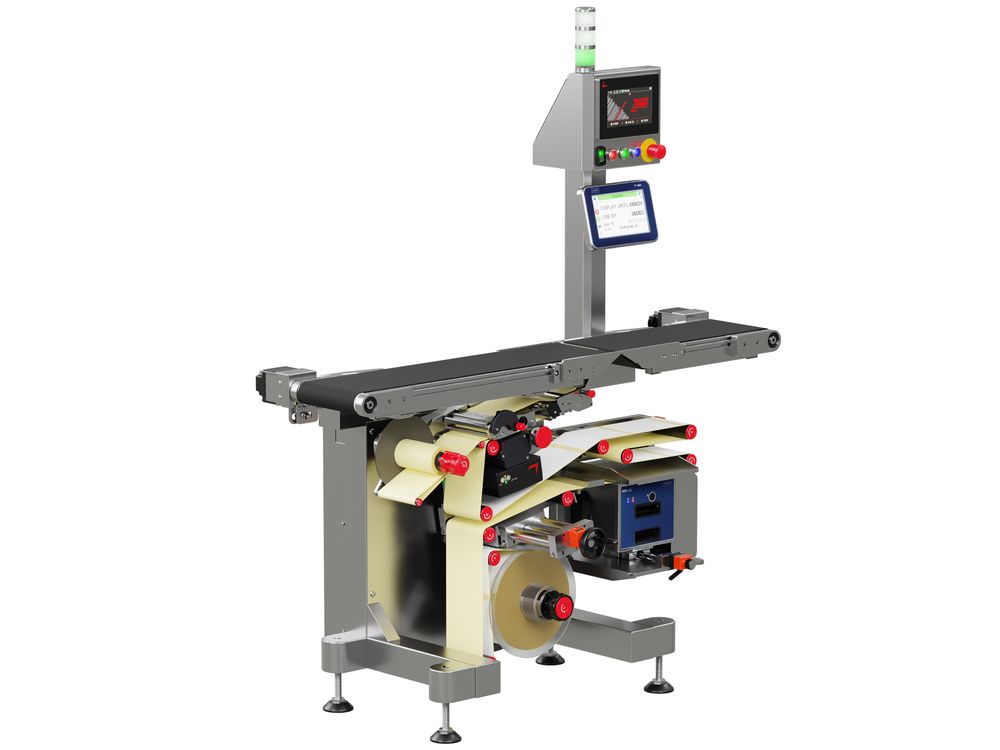 Geset 212 labeling system with labels left