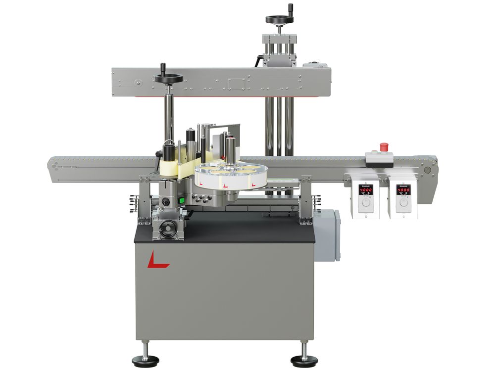 Geset 213 labeling system with front labels