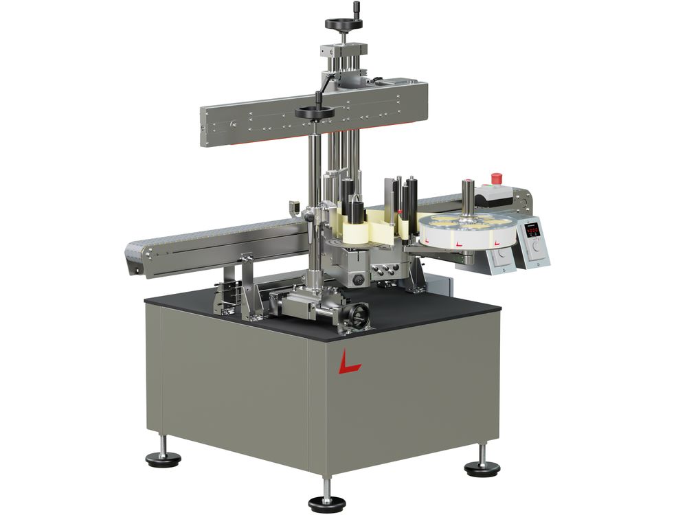 Geset 213 labeling system with labels left