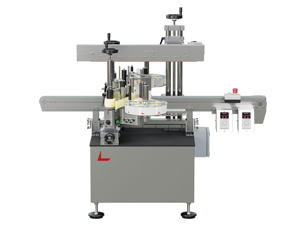 Geset 214 labeling system with front labels