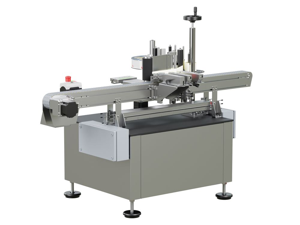 Geset 222 labeling system with labels rear side
