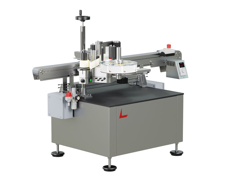 Geset 222 labeling system with labels left