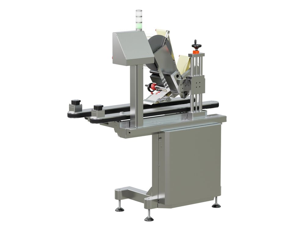Geset 241 labeling system with labels rear side
