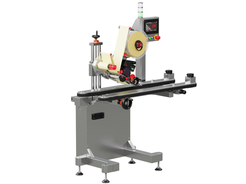 Geset 241 labeling system with labels left