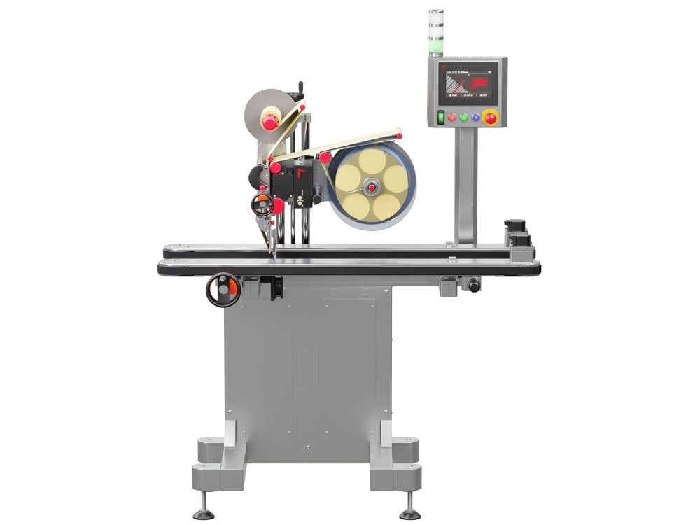 Geset 248 labeling system with front labels