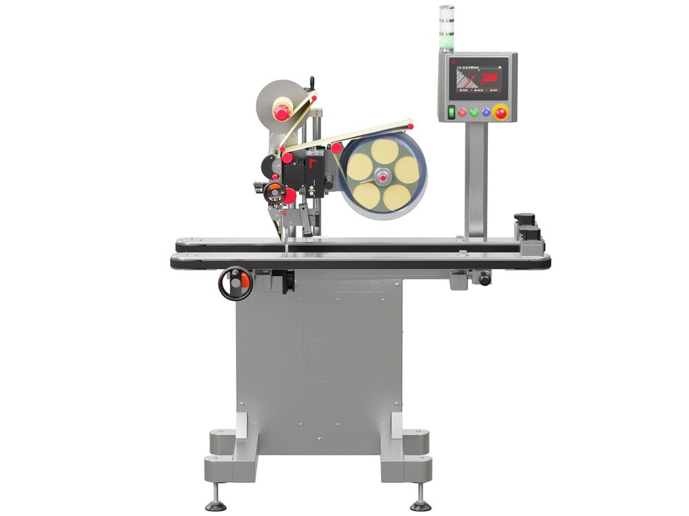 Geset 249 labeling system with front labels