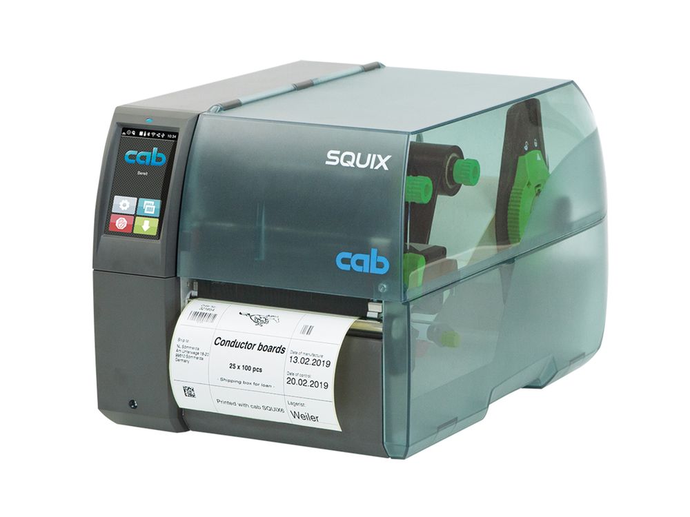 cab squix 6 label printer front left