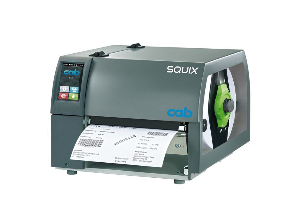 cab squix 8 label printer front left