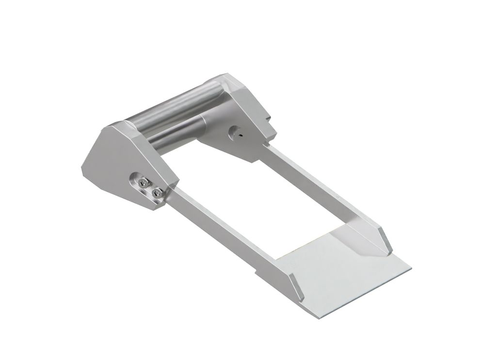 Wipe-on dispensing tongue, rigid