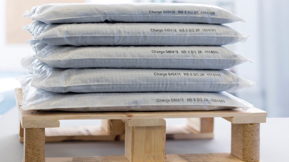 Bag printed with Markoprint X1JET XR inkjet printer