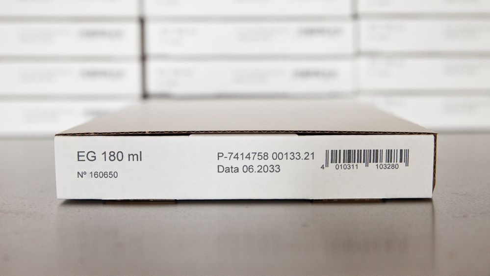 Folding carton printed with Markoprint X1JET LX inkjet printer