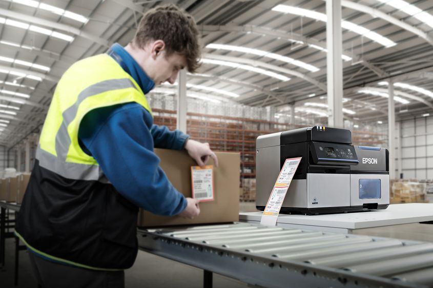 Epson ColorWorks C8000e shipping label warehouse