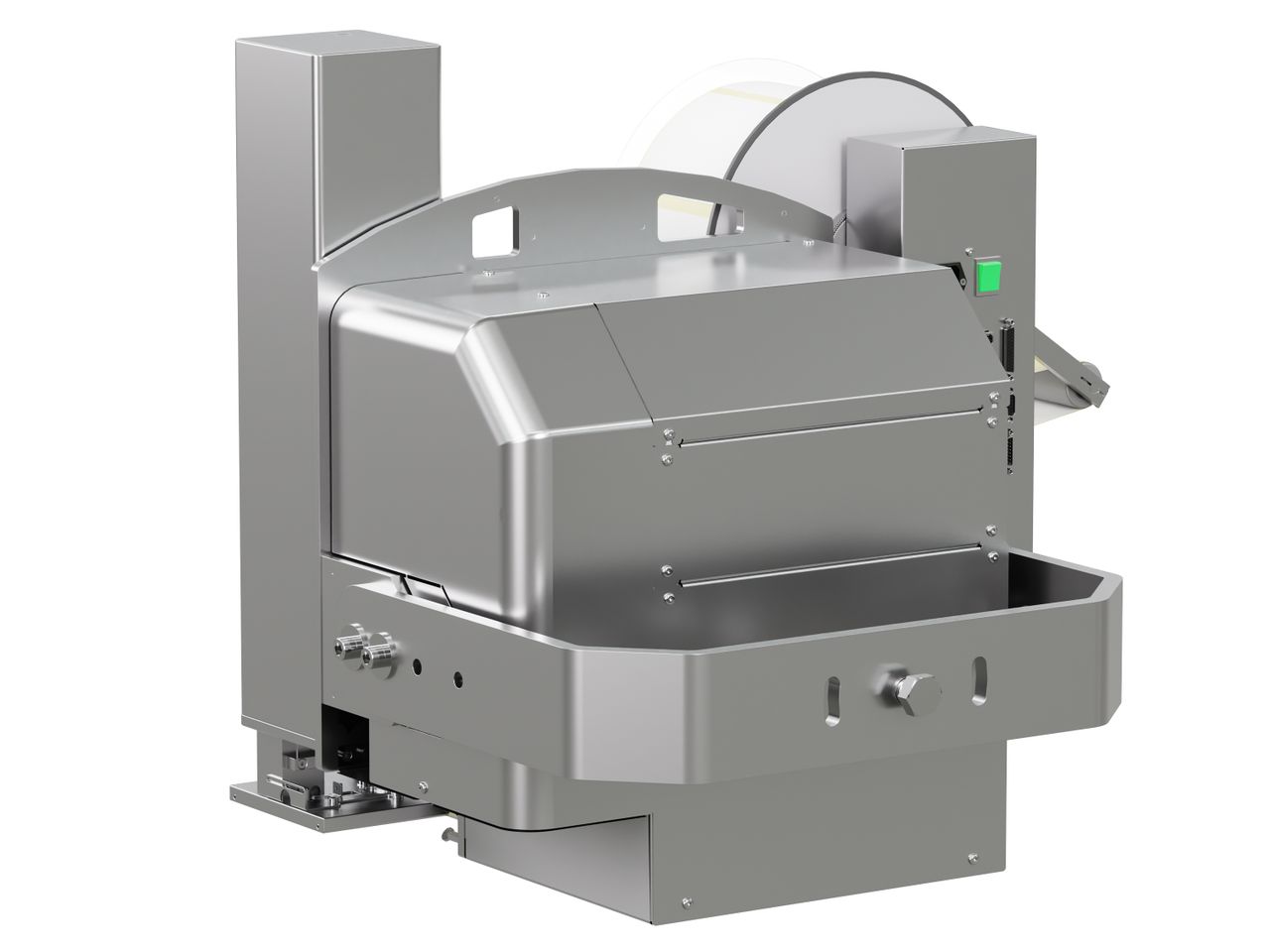 Label print applicator Legi-Air 4050E with label backside