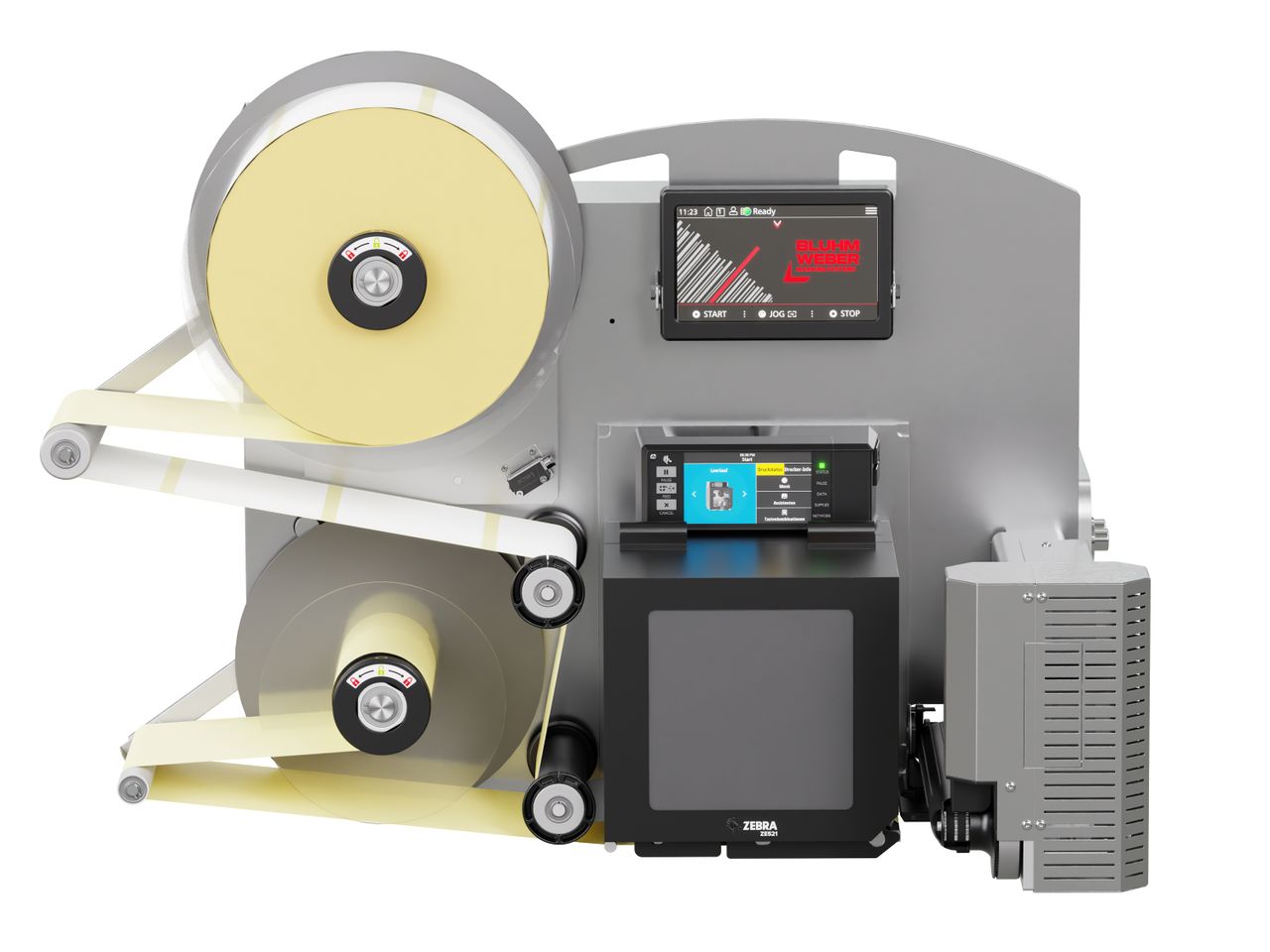 Legi-Air 4050RR label print applicator with front labels