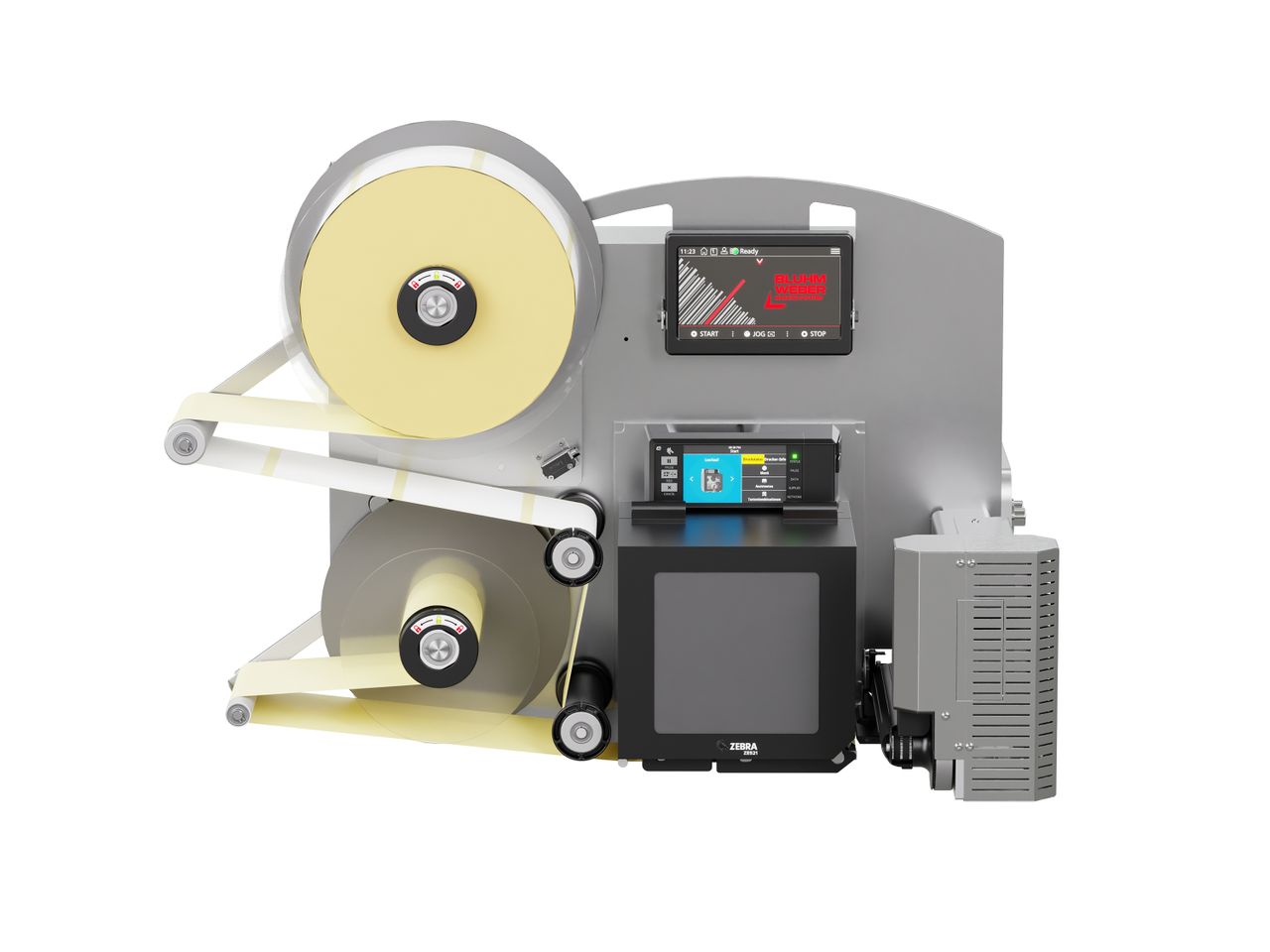 Legi-Air 4050RR label print applicator with front labels