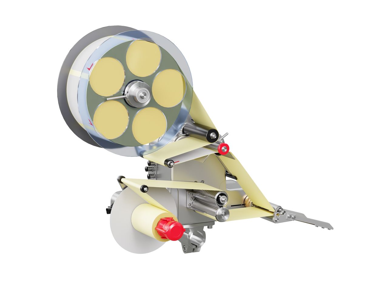 Alpha Compact label applicator with labels on the left