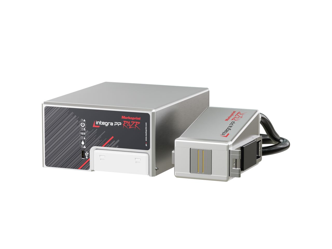 Industrial inkjet printer Makoprint integra PP RAZR front left
