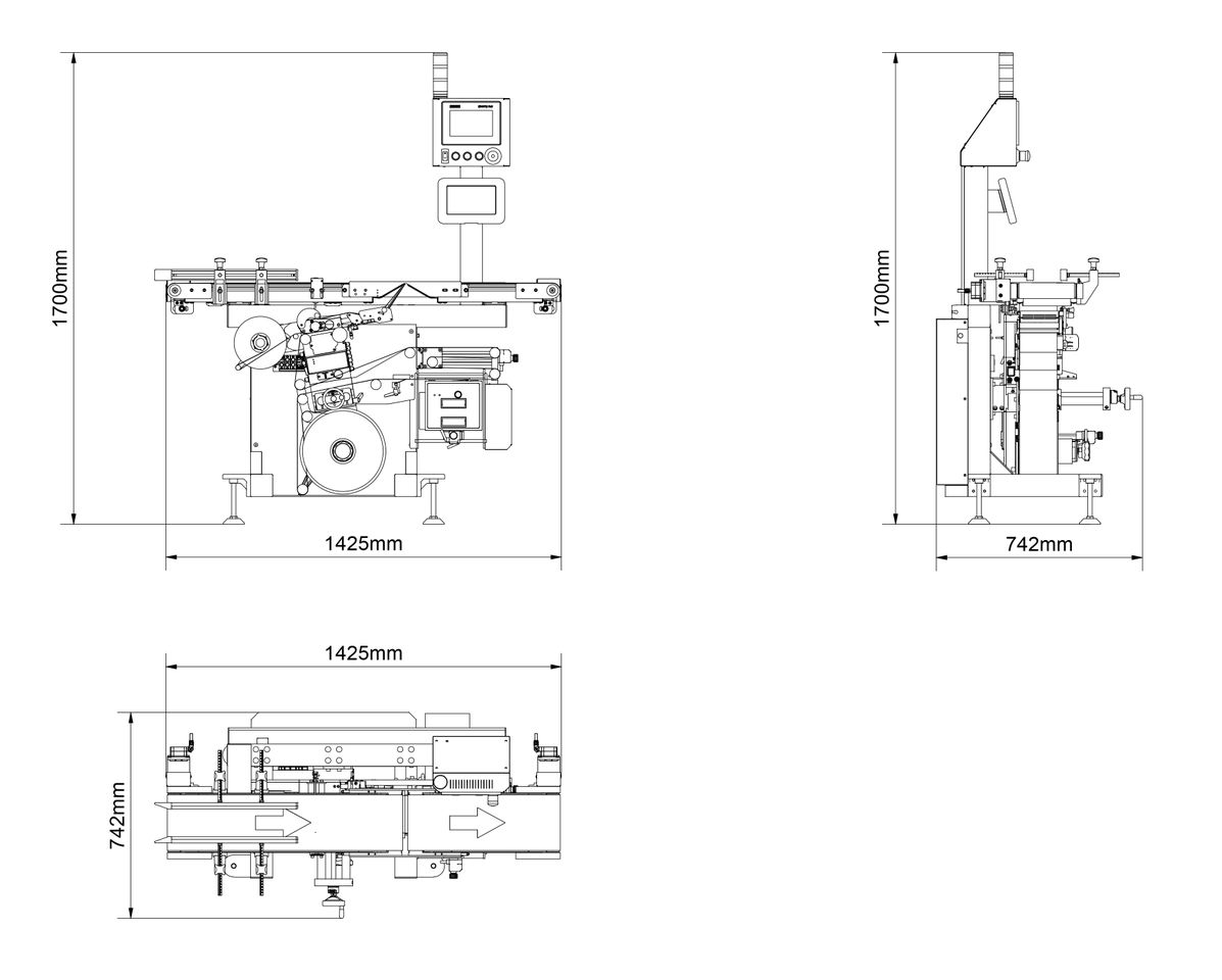 Technical drawing Geset 212