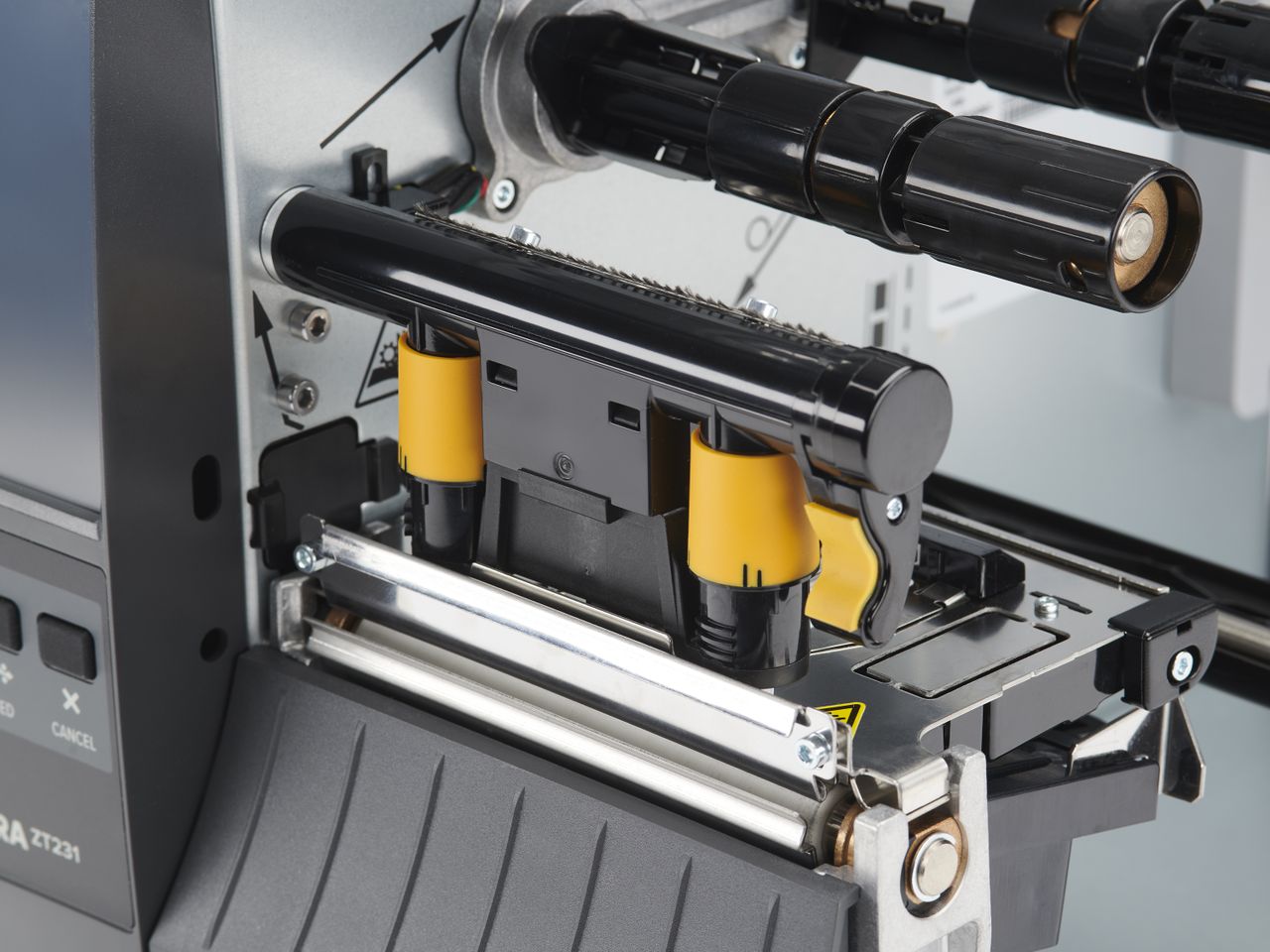 Zebra ZT231 label printer pressure switch