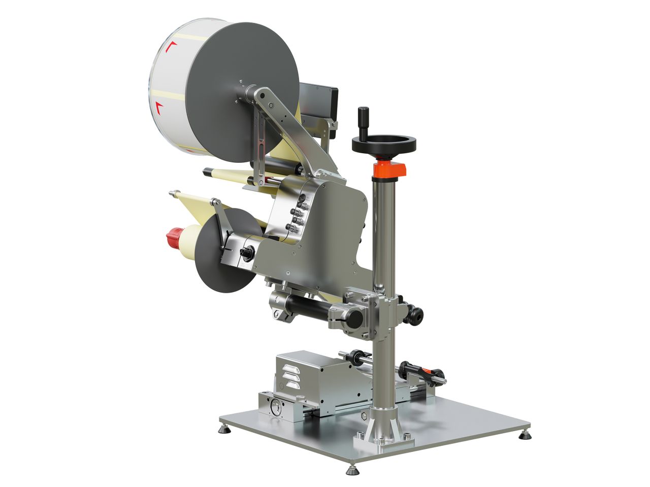 Geset 141 labeling system with labels rear side