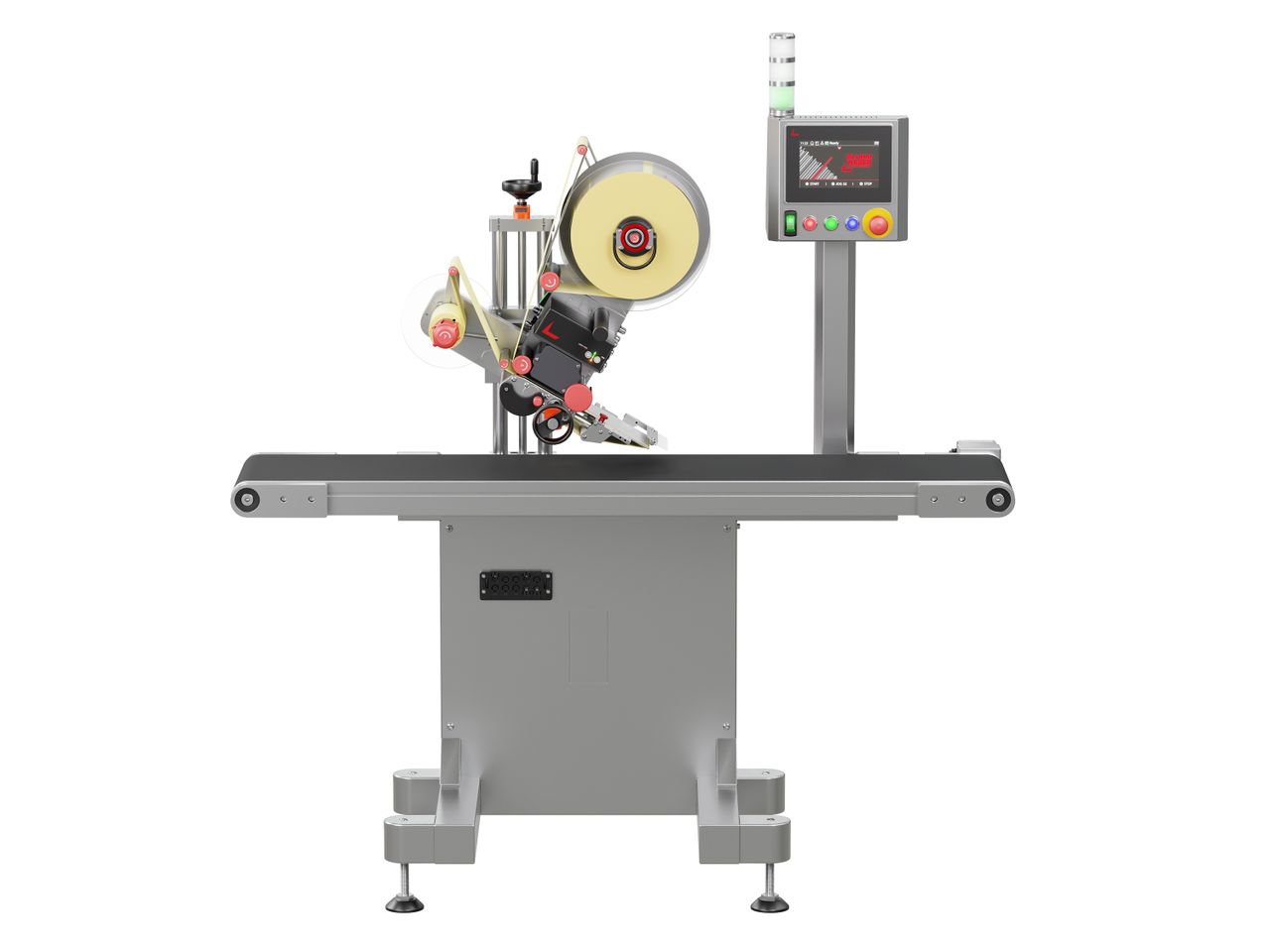 Geset 211 labeling system with front labels