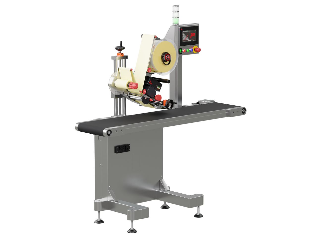 Geset 211 labeling system with labels left