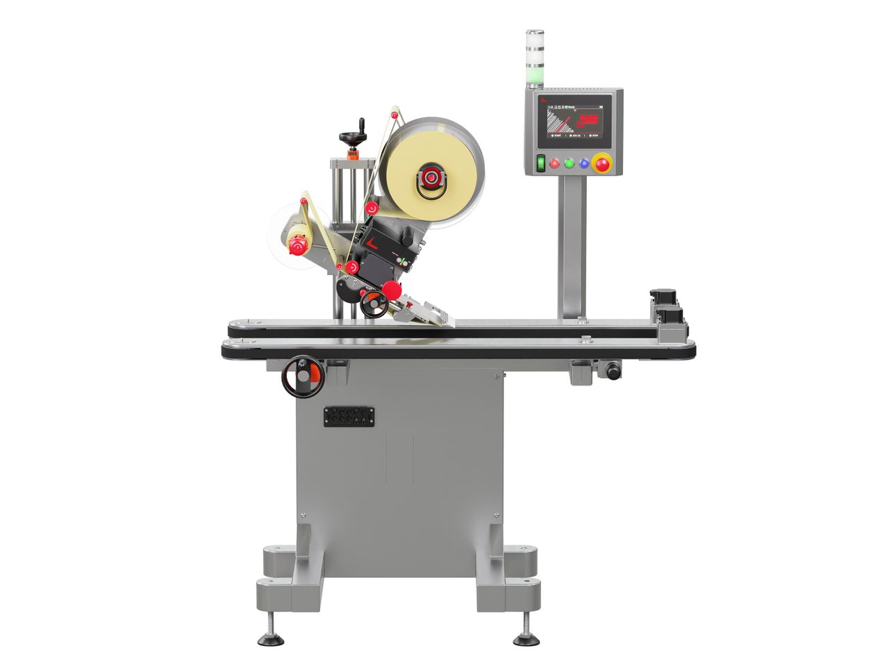 Geset 241 labeling system with front labels