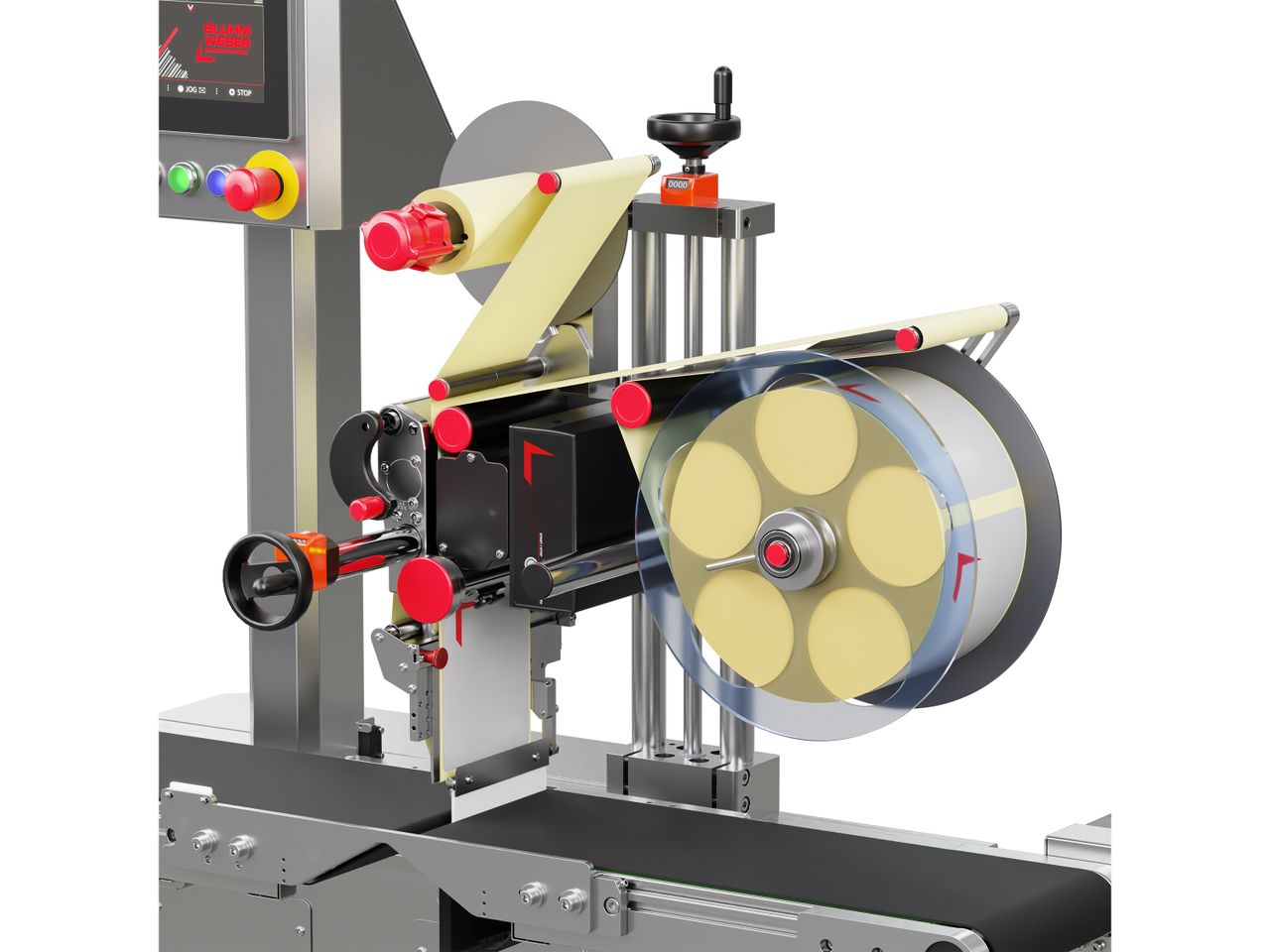 Geset 218 labeling system with labels right