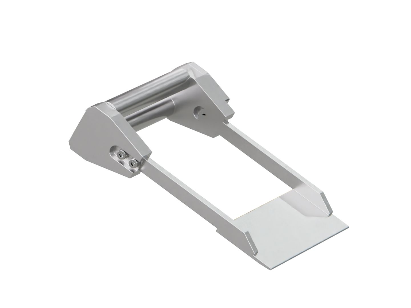 Wipe-on dispensing tongue, rigid