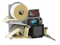 Label print applicator Legi-E 4050WO with labels on the left