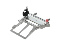 Wipe-on dispensing tongue, pneumatic