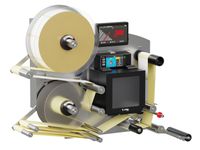 Label print applicator Legi-E 4050AC with labels on the left